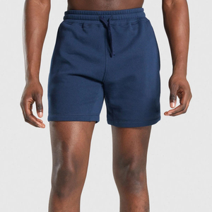 Men High Street Trendy Sweat Shorts Soft Cotton Fleece Adjustable Waist Customizable Logo Eco-Friendly Quick-Dry Sweat Shorts - Product Image 1