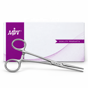 คีมหนีบหลอดเลือด Crile Hemostatic Forceps ขนาด 14 ซม. แบบตรง ทำจากเหล็กกล้าไร้สนิม สำหรับผ่าตัด ใช้หนีบหลอดเลือดแดง คีมหนีบหลอดเลือดชนิด Hemostat อุปกรณ์ทางการแพทย์ ได้รับการรับรองมาตรฐาน CE - Product Image 5