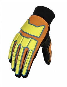 ถุงมือกันกระแทก MUBASHAR PRO GRIP INTERNATIONAL สำหรับงานภาคสนาม ดีไซน์ตามหลักสรีรศาสตร์ทันสมัย เคลือบไนไตรล์บริเวณฝ่ามือ - Product Image 2