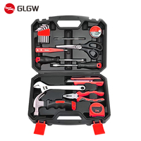 GLGW Ensemble de 19 outils à main combinés pour la réparation de l'éclairage et l'installation de la construction.