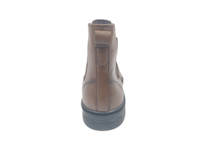 Botas Chelsea de Piel de Oveja Marrón, Punta Redonda, Sin Cordones, Suela Antideslizante de TPR, Cómodas y Suaves para Todas las Temporadas - Product Image 4