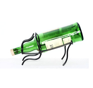 Support mural en métal pour bouteilles de vin, forme personnalisée, support de comptoir en métal pour bouteilles de vin, taille personnalisée et en promotion - Product Image 4