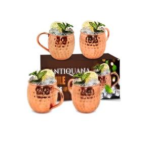 Venta al por mayor de tazas de cobre y acero inoxidable con acabado martillado, tazas de cobre para beber, accesorios para bar. - Product Image 4