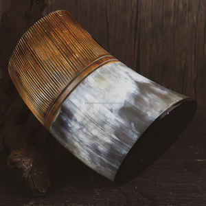 Fabriqué à la main personnalisé Viking sculpture en céramique corne à boire tasse hautement polie corne naturelle inde pour les cadeaux d'affaires-vin bière - Product Image 5