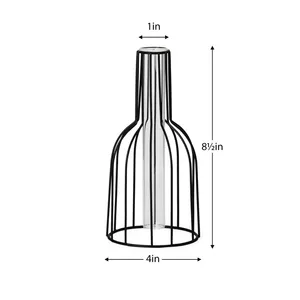 Modern Coastal Design Handmade Iron Floor Flower <b>Vase</b> for Bedroom Home Decor - Product Image 4