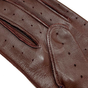 Guantes de moda de cuero genuino de primera calidad, cálidos para el invierno, suaves al tacto, con artesanía duradera para uso diario y actividades al aire libre - Product Image 5