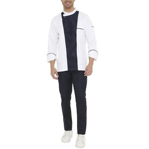 Chaquetas de Chef de Manga Larga de Alta Calidad OEM, Uniformes de Trabajo para Hoteles y Restaurantes, Chaqueta de Cocina, Uniforme de Chef Liso - Product Image 1