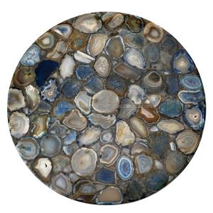 Encimeras de cocina rectangulares de nuevo Color de ágata, mesas de piedra artificial amarilla para comedor y sala de estar, uso doméstico - Product Image 2