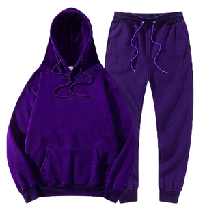 Conjunto Deportivo de Invierno Unisex Premium de Dos Piezas, Ropa Deportiva Sólida, Tejido Transpirable e Impermeable para Deportes y Fitness - Product Image 1