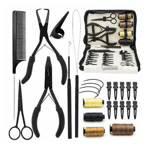 Kit Profesional de Herramientas para Extensiones de Cabello con Pinzas, Aguja de Bucle, Gancho y Anillas Micro Ring, Kit Completo de Herramientas para Extensiones de Cabello - Product Image 6