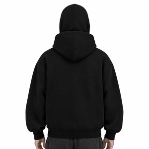 Personalized <b>Men</b> Double Balaclava Zip Hoodie Polyester Cotton Casual Jacket With Attached <b>Face</b> <b>Mask</b> Hood And Relaxed Streetwear - Product Image 2