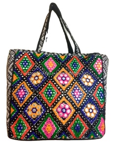 โบฮีเมียนกระเป๋าสะพายกระเป๋าช้อปปิ้งสําหรับผู้หญิงกระเป๋าสะพายขายส่ง Guru Kirpa ส่งออก House - Product Image 1