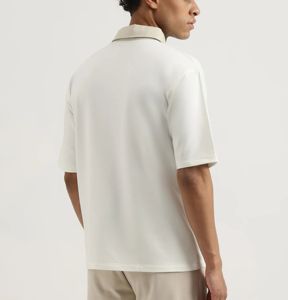 Polo de Verano para Hombre de Alta Calidad, 100% Algodón, Estilo Casual de Negocios, Color Sólido, Bordado, Manga Corta, Corte Holgado - Product Image 6