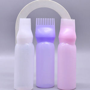 ขวดพลาสติกแบบเติมได้ขนาด 150 มล. ย่อยสลายได้ทางชีวภาพ ผลิตจาก HDPE สำหรับย้อมผมอัตโนมัติ พร้อมขวดพลาสติกแบบมีสเกลและลายปั๊มร้อน - Product Image 6