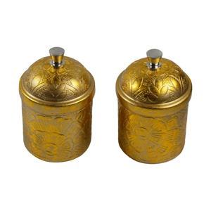 Stainless Steel <b>Spice</b> <b>Jar</b> Set with Lid Decorative Metal Storage Container for Kitchen Herb and <b>Spice</b> Tools Durable Design - Product Image 4