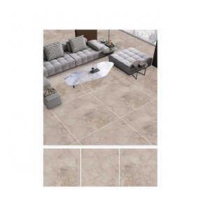 Carreaux de sol en porcelaine de grande taille 600x1200mm, motif de marbre, sol intérieur, carreaux polis émaillés, blanc gris pour salon - Product Image 2