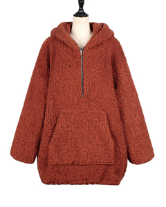Unisex Hooded Pullover Sweatshirt Solid Color French Terry Leather Casual Winter Regular Fit Pocket Design Breathable - Product Image 2