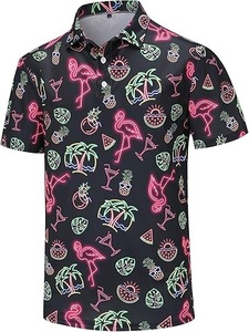 Camisas de Hombre de Alta Calidad, Nueva Moda 2025, Último Estilo, Manga Corta, 100% Poliéster, Transpirable, 180g, Casual, Verano, OEM - Product Image 6