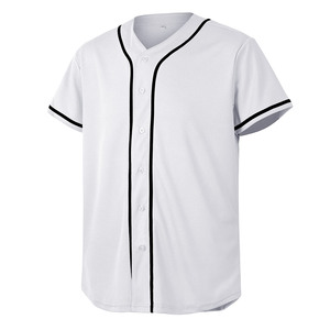 Wholesale Breathable Baseball Jersey New Design High Quality <b>Blank</b> Baseball and Softball Jersey for Men at Cheap Price - Product Image 4
