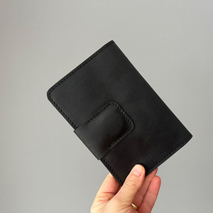 Men's Premium Leather <b>Passport</b> <b>Wallet</b> RFID Blocking Travel Document Holder Multiple Card Compartments Custom Branding OEM Sale - Product Image 2