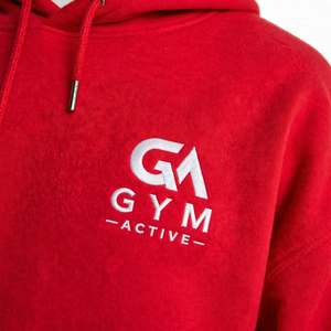 Sweat à capuche d'hiver tricoté 100 % coton respirant 340 GSM pour hommes GYM Active, style le plus récent, couleur unie, personnalisable, vente en gros - Product Image 4