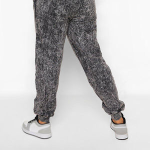 Pantalon de jogging OEM pour femme, style streetwear, délavé à l'acide, coupe droite, avec cordon de serrage, idéal pour la course et l'exercice - Product Image 5