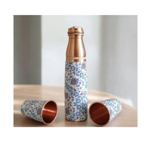 <b>Drinking</b> Water Large Marketing Enamel Printed Water <b>Bottle</b> Leak Proof Lead Adults <b>Drinking</b> Water Flowing <b>Copper</b> <b>Bottle</b> - Product Image 2
