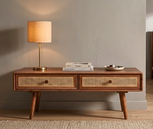 Luxury Wooden <b>Console</b> <b>Table</b> With Drawers And Storage Shelf <b>For</b> Entryway Living Room Hallway And Hotel Furniture - Product Image 1