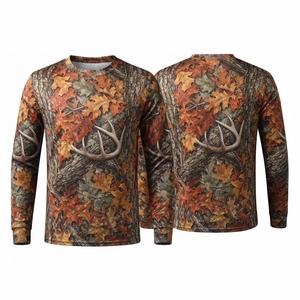 Chemise de chasse à manches longues pour homme Stalwart Impex, camouflage, toile imperméable, coupe-vent, respirante, anti-UV, polyester, coton - Product Image 4