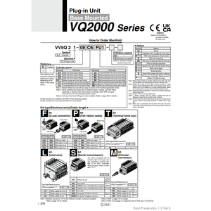 ชิ้นส่วนนิวเมติก VV5Q21-02C8T0-N นิวเมติก SMC - Product Image 2