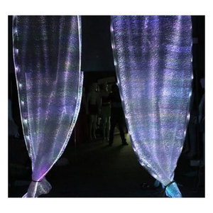 Fantabulous Cost Magnificent Quality <b>Illuminated</b> Plastic Cloth Events Stage Fabric Fiber Optic Led Lights IP66 Rated 2700K for - Product Image 1