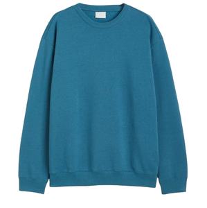 Sweat-shirt à col rond pour homme, couleur personnalisée, hiver, coton uni, design uni, teinture unie avec logo personnalisé - Product Image 1