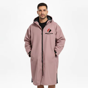 Professional Swim <b>Parka</b> <b>Jacket</b> Men <b>Waterproof</b> Fleece Lined Hooded Winter Sportswear Bulk OEM Supplier - Product Image 3