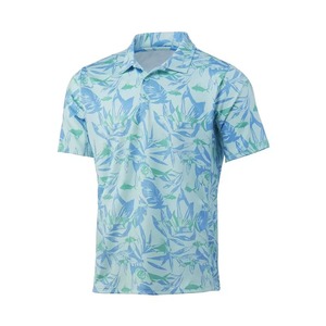 Chemises de pêche sur mesure grandes tailles, impression sérigraphique haute qualité, séchage rapide, polos de pêche à manches longues, protection solaire UPF50+ - Product Image 4