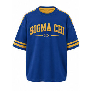 ซิกมา ชิ 1855 เสื้อยืดคอกลมแขนยาวผู้ชายลำลองผ้าฝ้ายเจอร์ซีย์พิมพ์ลายตัวอักษร - Product Image 5