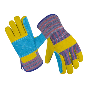 Guantes de Trabajo Raxel al por Mayor, Guantes de Seguridad de Cuero, Guantes de Trabajo de Piel de Vacuno para Uso Industrial a Bajo Costo - Product Image 5