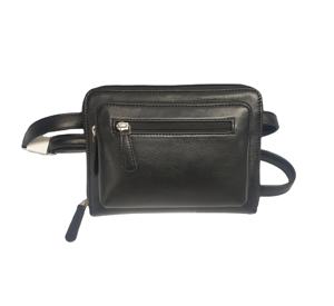 Sac banane multifonctionnel à bandoulière, sac de ceinture, sac de taille, grande capacité, fermeture éclair, PVC, exportateur indien - Product Image 1