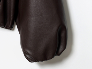 Brown Color Turn <b>Down</b> Collar Zipper Fly Drop Shoulder Long Sleeve Casual Fashion PU Leather <b>Jacket</b> Coat for <b>Women</b> - Product Image 3