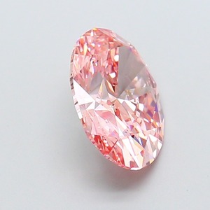 Diamant de laboratoire CVD rose vif fantaisie de forme ovale de luxe, 3,01 carats, clarté SI1, polissage excellent, diamant non monté pour bijoux - Product Image 4