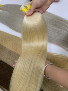 Extensiones de Cabello Virgen Vietnamita 100% de Alta Calidad, Súper Doble Trama, Resistentes a la Caída, Precio de Fábrica, Cabello Liso a Granel - Product Image 4
