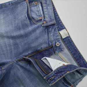 Jeans slim pour homme Vornex Industry, pantalon en denim ajusté, extensible, décontracté, vêtements personnalisés, vente en gros de jeans - Product Image 6
