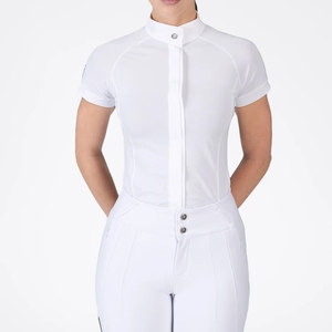 Camiseta de Equitación Elástica en 4 Direcciones de Alta Calidad, Capa Base para Competición, Camisa de Polo con Tela Técnica Suave al Tacto - Product Image 3