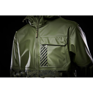 Chaqueta de Invierno Casual para Hombre, Nueva Moda, Formal, de Algodón, Corte Ajustado, con Capucha y Cremallera, Abrigo de Oficina, Cuero Vacuno, Impermeable, Tallas Grandes - Product Image 5