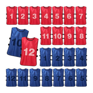 Scrimmage Team Soccer Pinnies Vests Jerseys with Belt for Men Breathable <b>Training</b> <b>Bibs</b> Multi Sport Practice Jerseys Basketball - Product Image 1