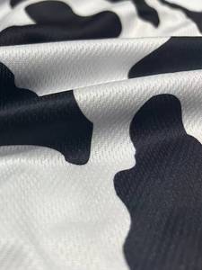 Men's Casual <b>Cow</b> <b>Print</b> Shorts Elastic Waist Breathable Polyester Summer Shorts - Product Image 2