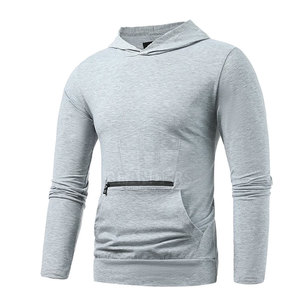 Sudadera de trabajo para hombre, de algodón grueso, con bolsillo canguro, para construcción y trabajos al aire libre. - Product Image 2