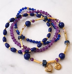 Women's Bohemia Beaded <b>Bracelet</b> Set with Shell Tassel Gold Plated Glass <b>Beads</b> Handmade Eco-Friendly Stackable Jewelry Gift - Product Image 6