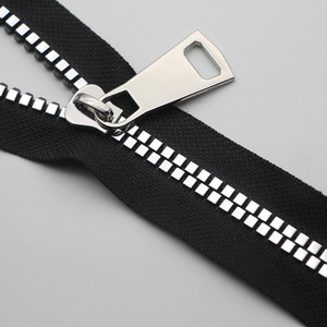 Custom logo <b>Zipper</b> Pull Head #3 #5 #7 #8 #10 Bag Cremallera Jacket Plastic <b>Zipper</b> Zip for Cloth - Product Image 1