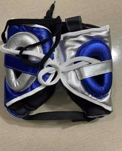 Guantes de Protección de Cuero Personalizados de Alta Calidad, Color Azul Plateado, para Artes Marciales y Boxeo - Product Image 2