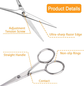 Professional Salon Hair Cutting Barber <b>Scissors</b> Sharp Stainless Steel Custom Color Coating Pakistan Made - Product Image 6
